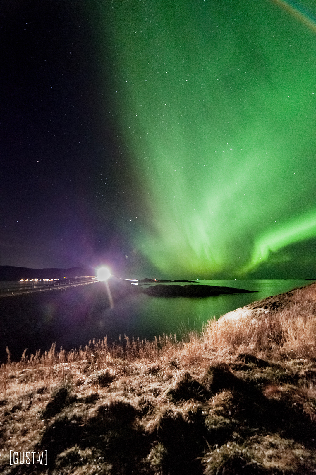 Nordlys, Northern lights. Molde, Atlanterhavsveien, Atlantic road northern lights, atlantic road, kristiansund, natur fotograf