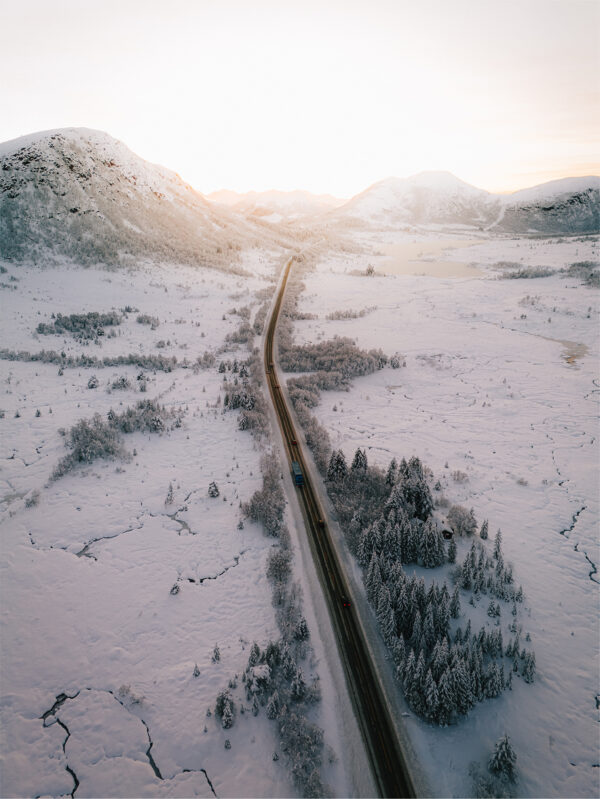 Ørskogfjellet fra luften